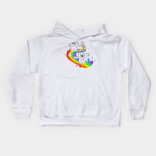 ASDF MOVIE lgbt Kids Hoodie